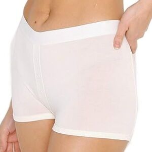 Richer Poorer Women's White Boxer Briefs, Size L
NWT